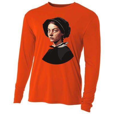 Pilgrim Woman Painting Cooling Performance Long Sleeve Crew