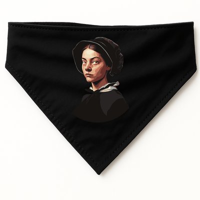 Pilgrim Woman Painting USA-Made Doggie Bandana