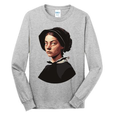 Pilgrim Woman Painting Tall Long Sleeve T-Shirt
