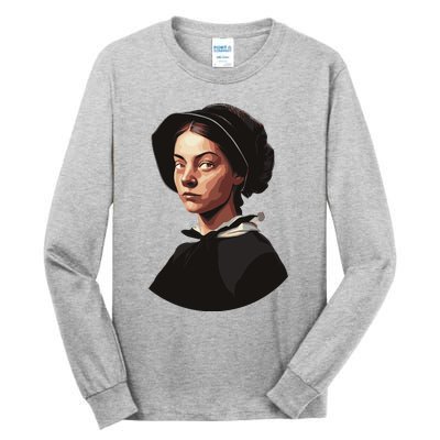 Pilgrim Woman Painting Tall Long Sleeve T-Shirt