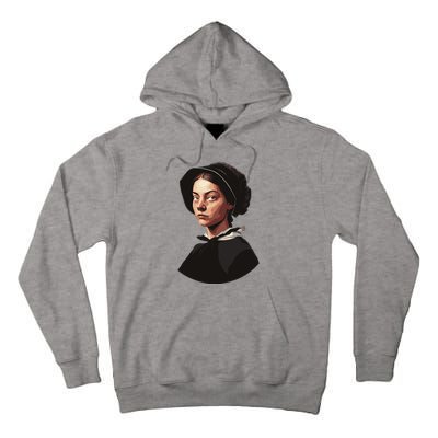 Pilgrim Woman Painting Tall Hoodie