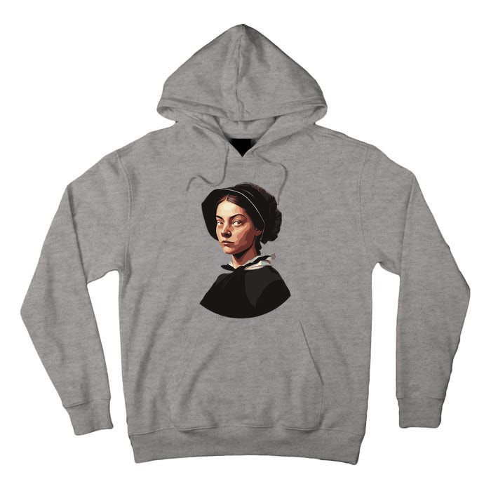 Pilgrim Woman Painting Tall Hoodie