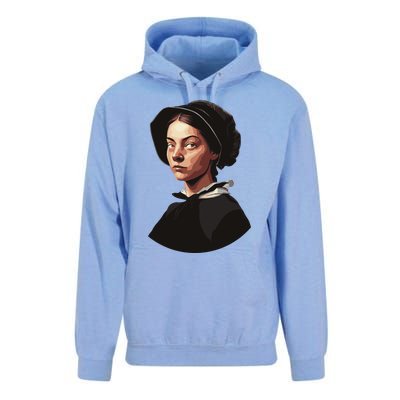 Pilgrim Woman Painting Unisex Surf Hoodie