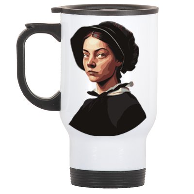 Pilgrim Woman Painting Stainless Steel Travel Mug