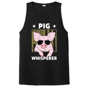 Pig Whisperer Pig Design For Men Hog Farmer PosiCharge Competitor Tank