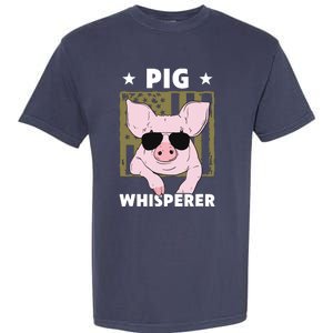 Pig Whisperer Pig Design For Men Hog Farmer Garment-Dyed Heavyweight T-Shirt