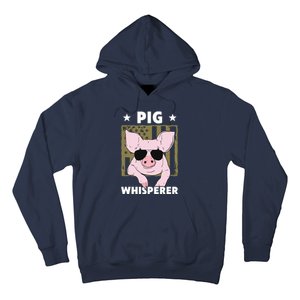 Pig Whisperer Pig Design For Men Hog Farmer Hoodie