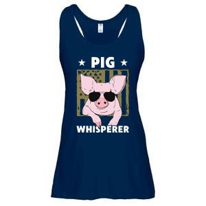 Pig Whisperer Pig Design For Men Hog Farmer Ladies Essential Flowy Tank