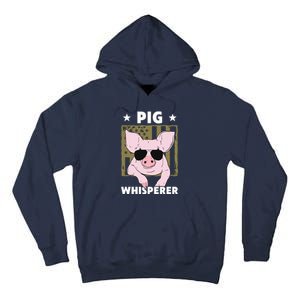 Pig Whisperer Pig Design For Men Hog Farmer Tall Hoodie