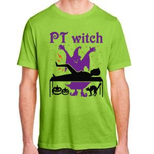 PT Witch Physical Therapy Halloween Physical Therapist Adult ChromaSoft Performance T-Shirt