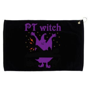 PT Witch Physical Therapy Halloween Physical Therapist Grommeted Golf Towel