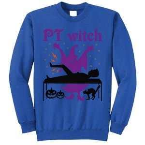 PT Witch Physical Therapy Halloween Physical Therapist Sweatshirt