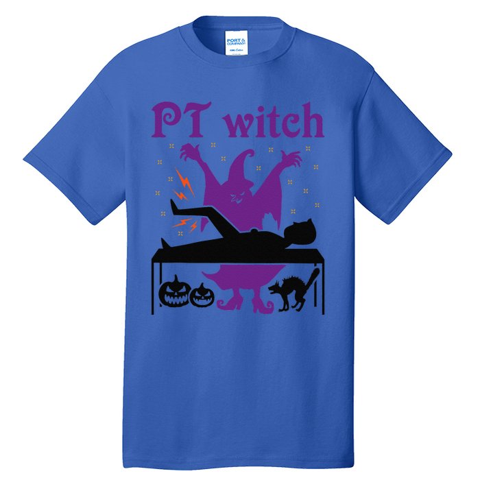 PT Witch Physical Therapy Halloween Physical Therapist Tall T-Shirt