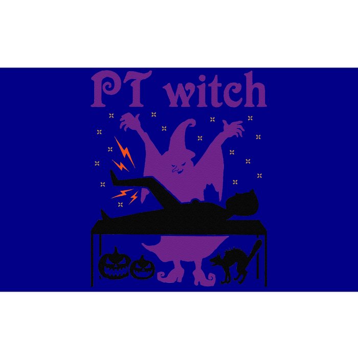 PT Witch Physical Therapy Halloween Physical Therapist Bumper Sticker