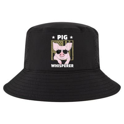 Pig Whisperer Pig Design For Hog Farmer Cool Comfort Performance Bucket Hat
