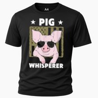Pig Whisperer Pig Design For Hog Farmer Performance Shirt