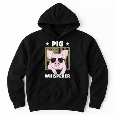 Pig Whisperer Pig Design For Hog Farmer Hoodie
