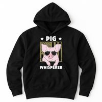 Pig Whisperer Pig Design For Hog Farmer Hoodie