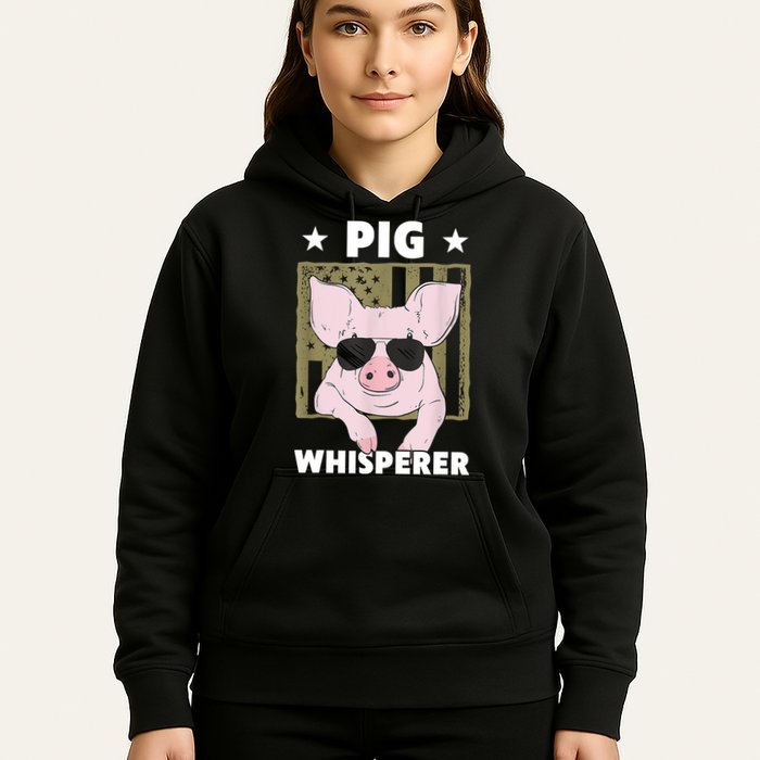 Pig Whisperer Pig Design For Hog Farmer Hoodie