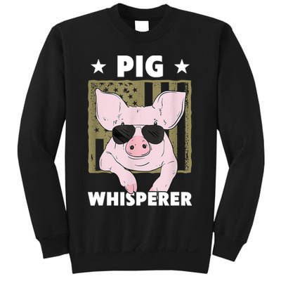 Pig Whisperer Pig Design For Hog Farmer Sweatshirt