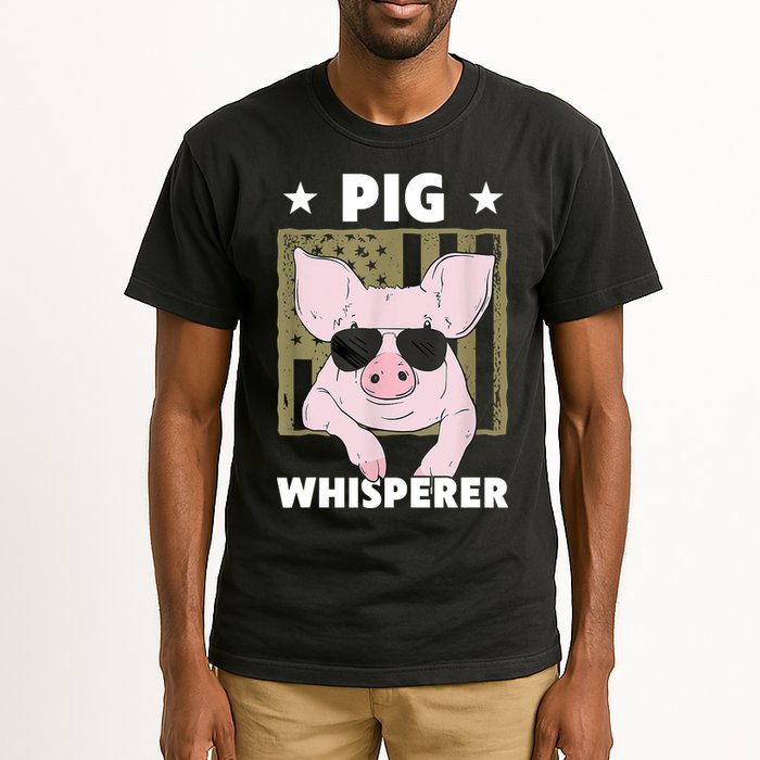 Pig Whisperer Pig Design For Hog Farmer Tall T-Shirt