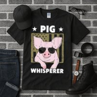 Pig Whisperer Pig Design For Hog Farmer Tall T-Shirt