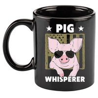 Pig Whisperer Pig Design For Hog Farmer 11oz C Handle Ceramic Mug