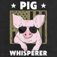 Pig Whisperer Pig Design For Hog Farmer Beanie