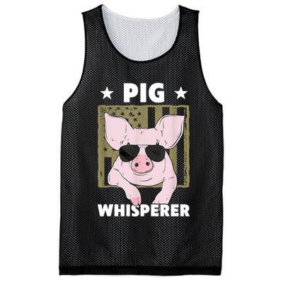 Pig Whisperer Pig Design For Hog Farmer Mesh Reversible Basketball Jersey Tank