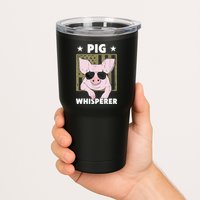 Pig Whisperer Pig Design For Hog Farmer Tumbler