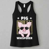 Pig Whisperer Pig Design For Hog Farmer Womens Tank Top