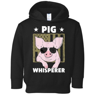 Pig Whisperer Pig Design For Hog Farmer Toddler Hoodie