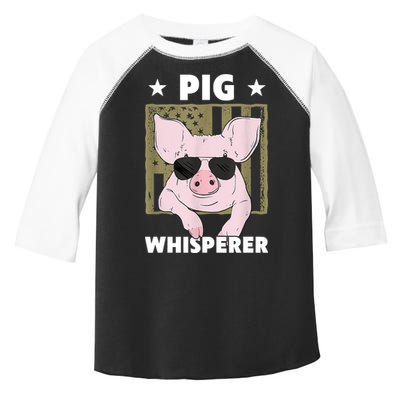 Pig Whisperer Pig Design For Hog Farmer Toddler Fine Jersey T-Shirt