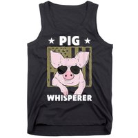 Pig Whisperer Pig Design For Hog Farmer Tank Top