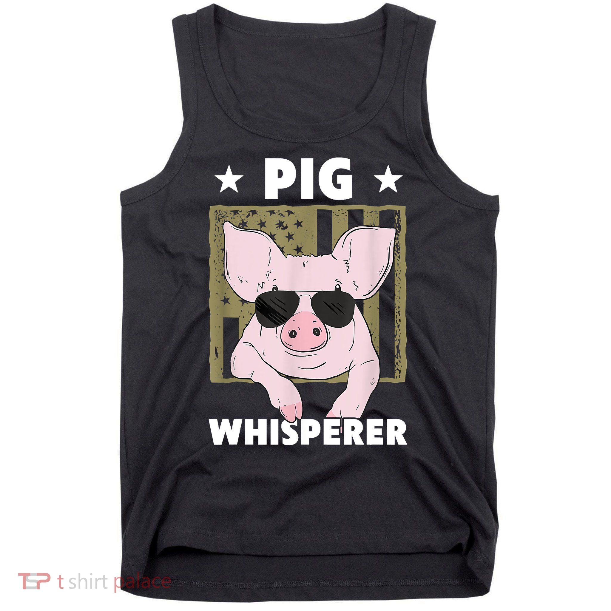 Pig Whisperer Pig Design For Hog Farmer Tank Top