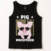 Pig Whisperer Pig Design For Hog Farmer Tank Top