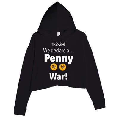 Penny War Premium Crop Fleece Hoodie