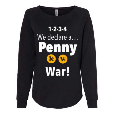 Penny War Premium Womens California Wash Sweatshirt