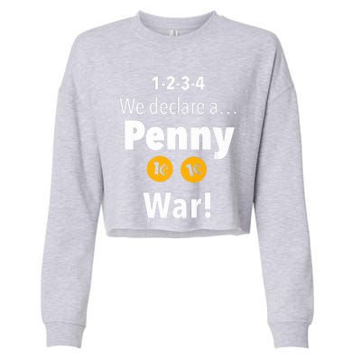 Penny War Premium Cropped Pullover Crew