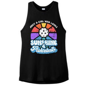 Pickleball Wo Pickleball Pickleball Lover Ladies PosiCharge Tri-Blend Wicking Tank