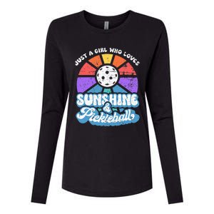 Pickleball Wo Pickleball Pickleball Lover Womens Cotton Relaxed Long Sleeve T-Shirt