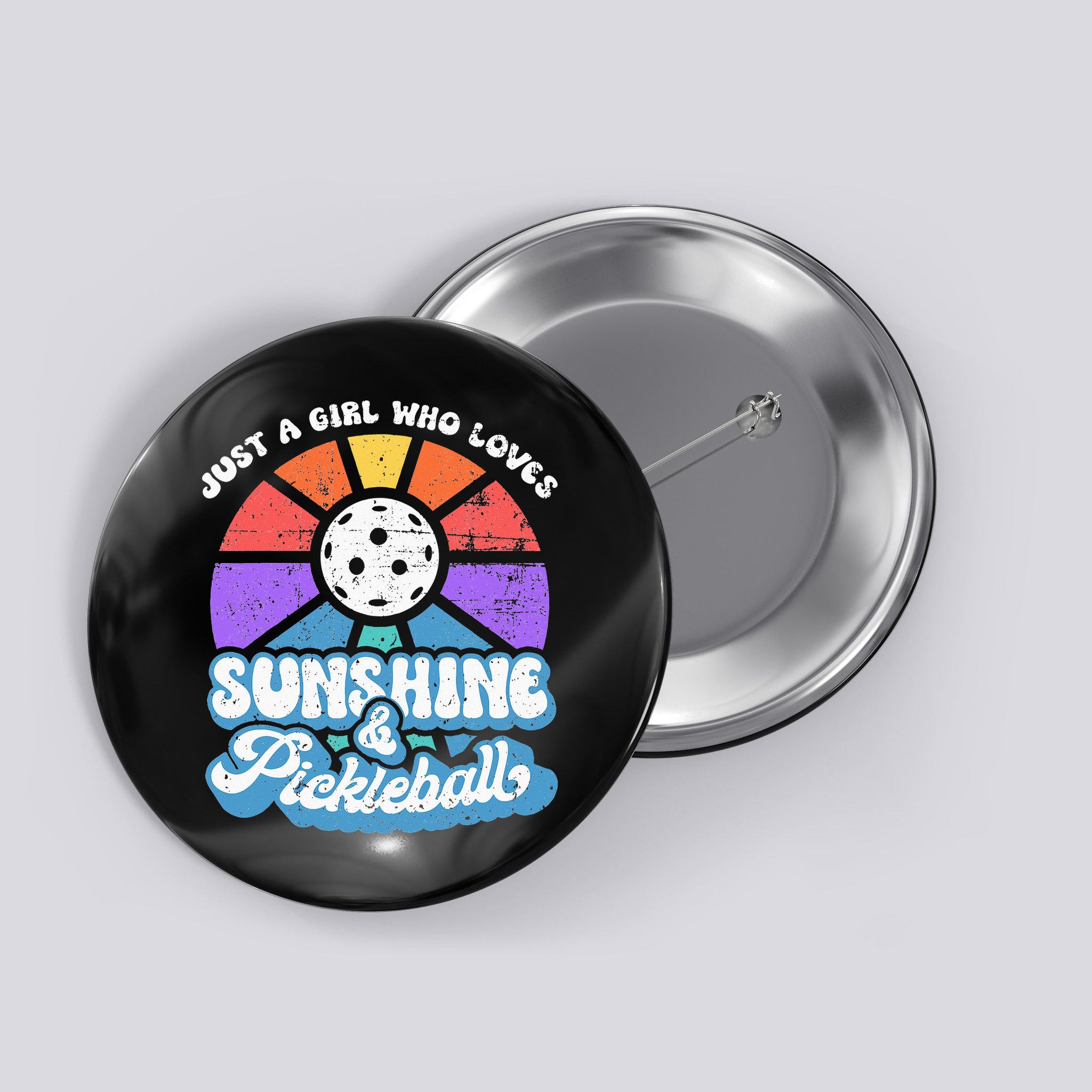 Pickleball Wo Pickleball Pickleball Lover Button