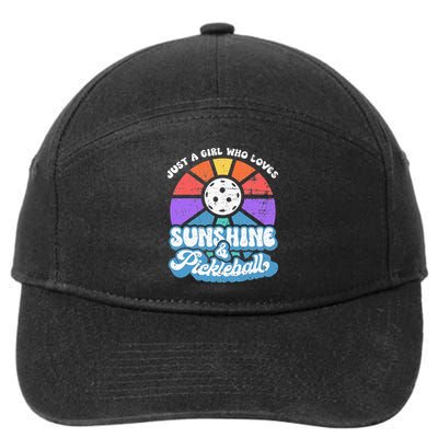 Pickleball Wo Pickleball Pickleball Lover 7-Panel Snapback Hat