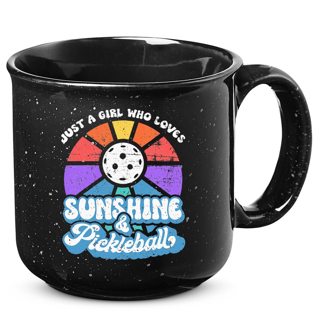 Pickleball Wo Pickleball Pickleball Lover 15oz Campfire Ceramic Mug