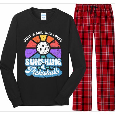 Pickleball Wo Pickleball Pickleball Lover Long Sleeve Pajama Set