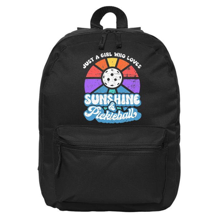 Pickleball Wo Pickleball Pickleball Lover 16 in Basic Backpack