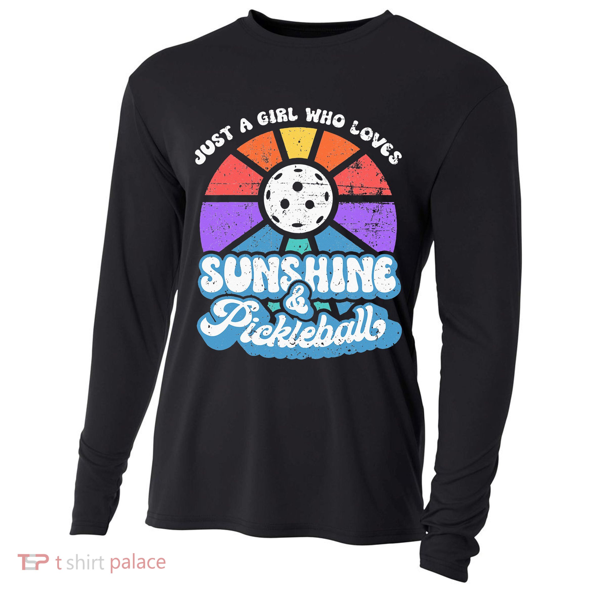 Pickleball Wo Pickleball Pickleball Lover Cooling Performance Long Sleeve Crew