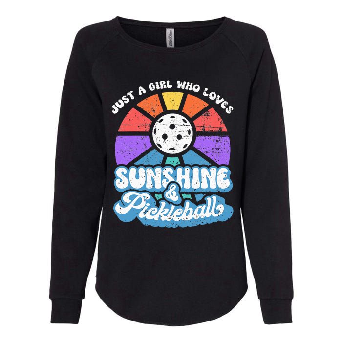 Pickleball Wo Pickleball Pickleball Lover Womens California Wash Sweatshirt