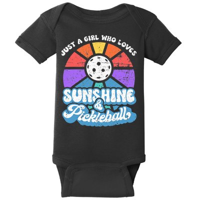 Pickleball Wo Pickleball Pickleball Lover Baby Bodysuit