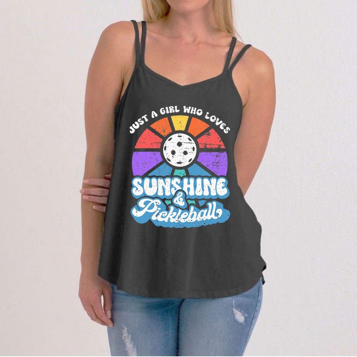 Pickleball Wo Pickleball Pickleball Lover Women's Strappy Tank